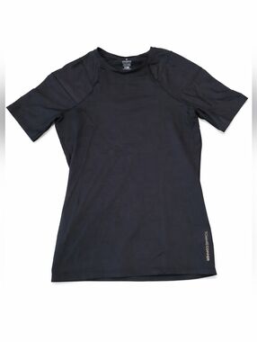 Tommie Copper & Zinc Infused Shirt Mens Large Black Lower Back Support Training